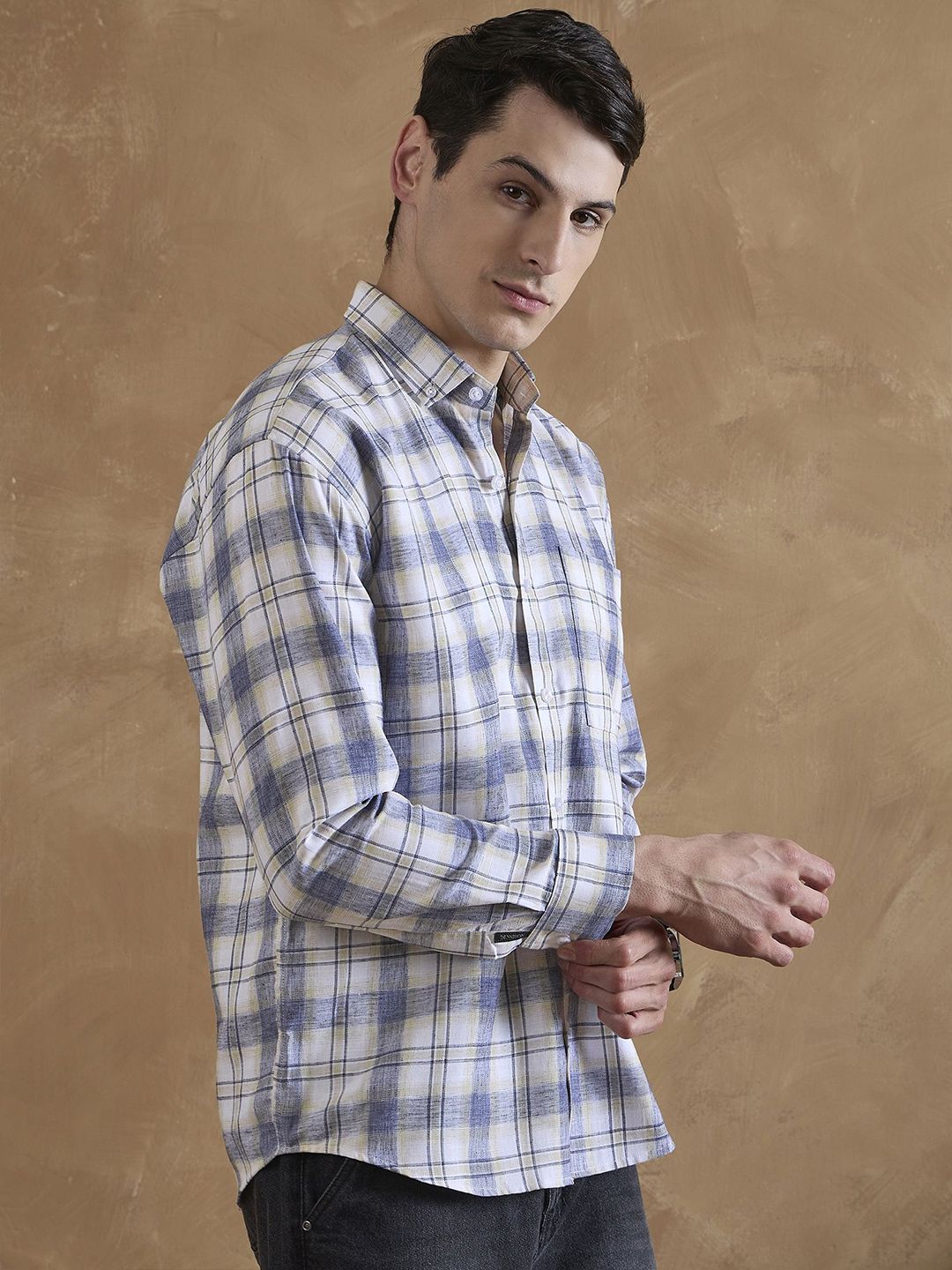 DENNISON Comfort Tartan Checks Casual Shirt