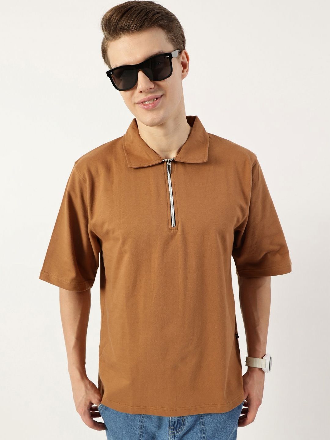 Thomas Scott Men Polo Collar Bio Finish T-shirt