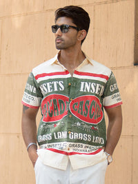 Powerlook Men Opaque Printed Casual Shirt