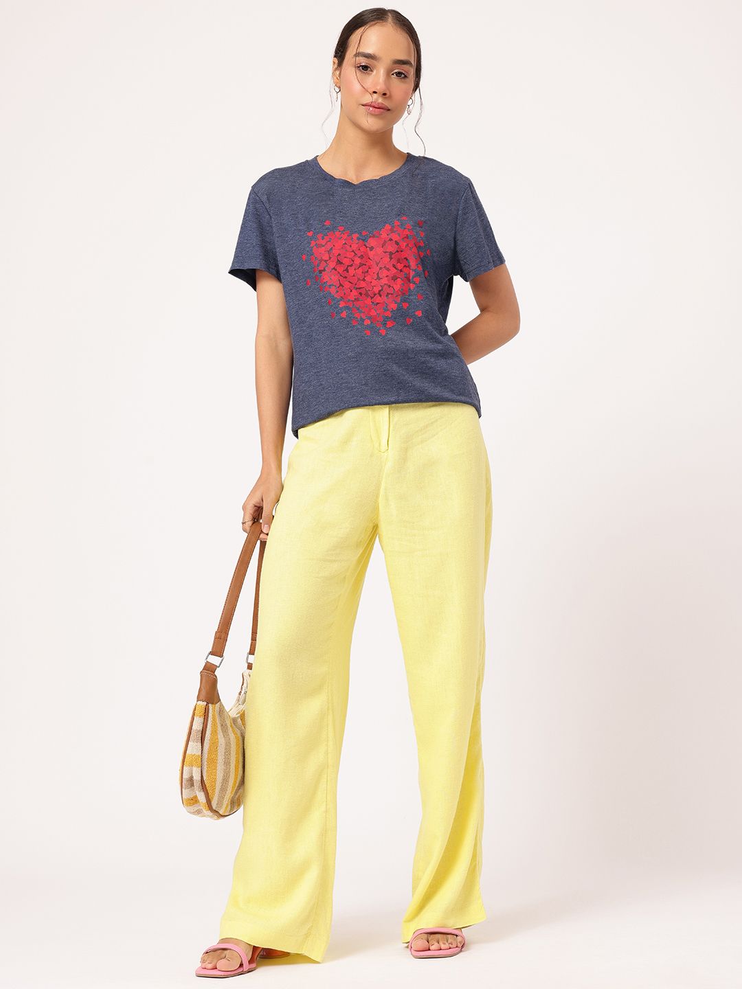 DressBerry LoveCore Heart Printed Tee Selesa