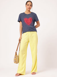 DressBerry LoveCore Heart Printed Comfy Tee