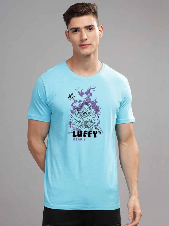 ADRO Men Typography Printed Applique T-shirt