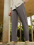 Campus Sutra Men Relaxed Fit Mid Rise Comfort Trousers