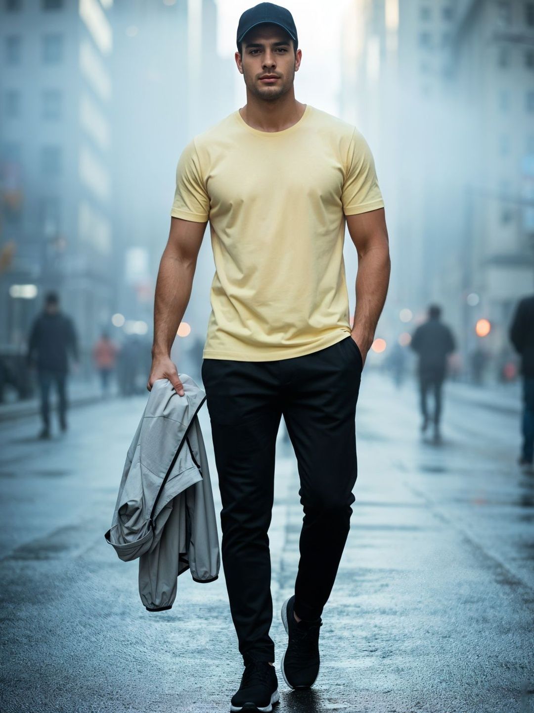 ADRO Short Sleeves Cotton Regular Fit T-shirt
