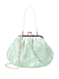 Lino Perros Floral Embroidered Party Purse