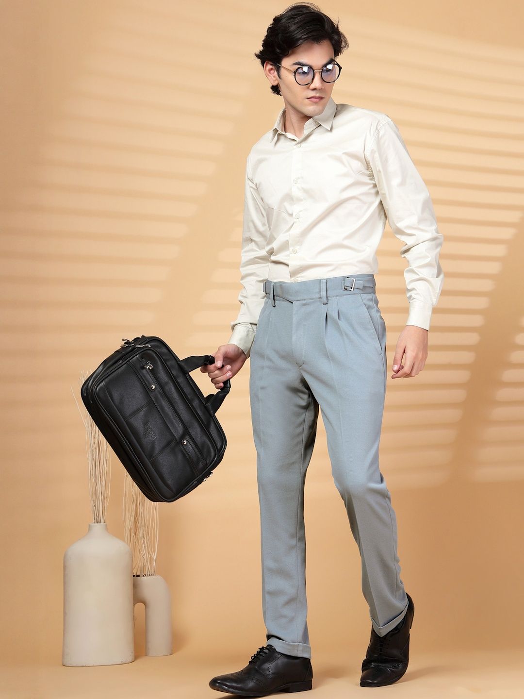 Seluar Formal Formal Lycra Kelabu KLOTTHE Lelaki