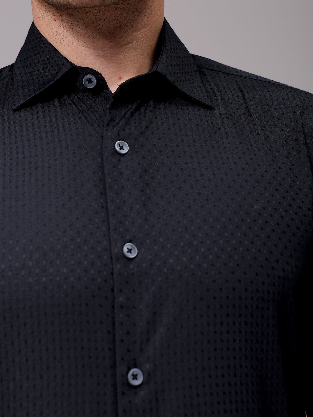 The Indian Garage Co. X Luxe Men Slim Fit Opaque Formal Shirt