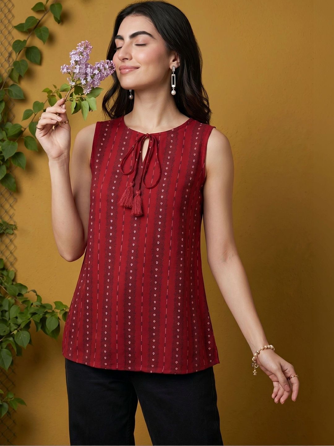 Mamicha Print Top