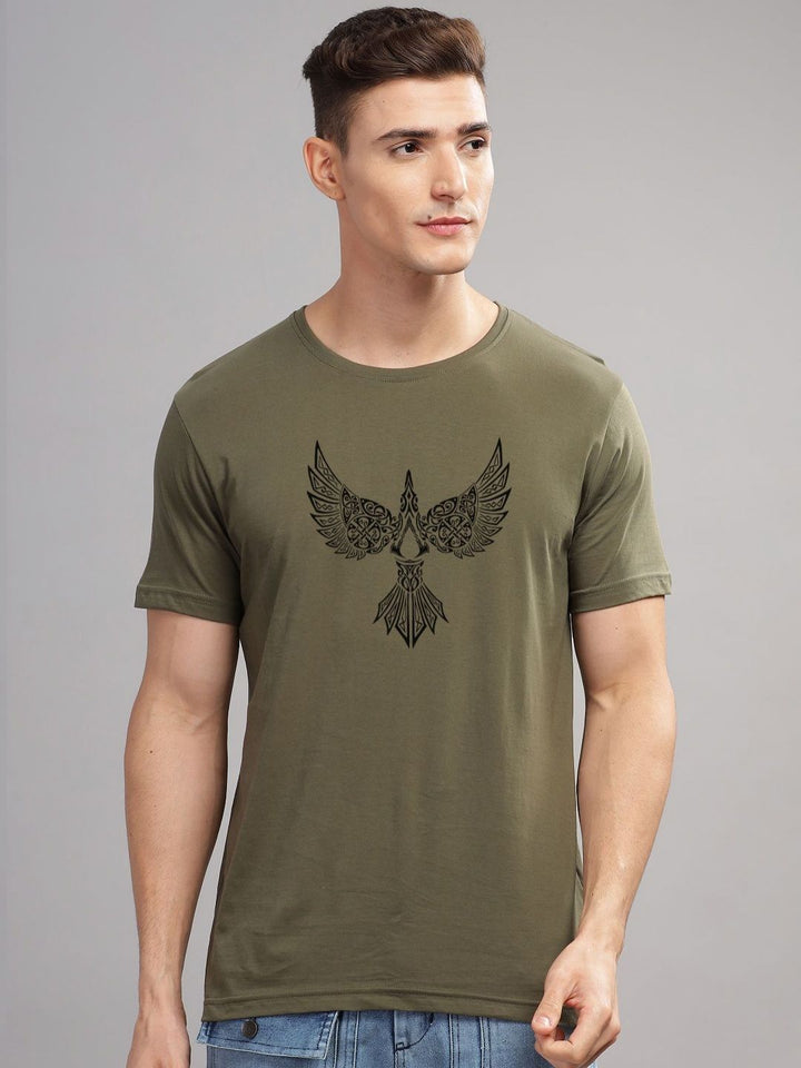ADRO Men Printed T-shirt