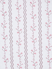 KLOTTHE White Floral Printed Dilengkapi 400 TC Cotton Super King dengan 2 Sarung Bantal