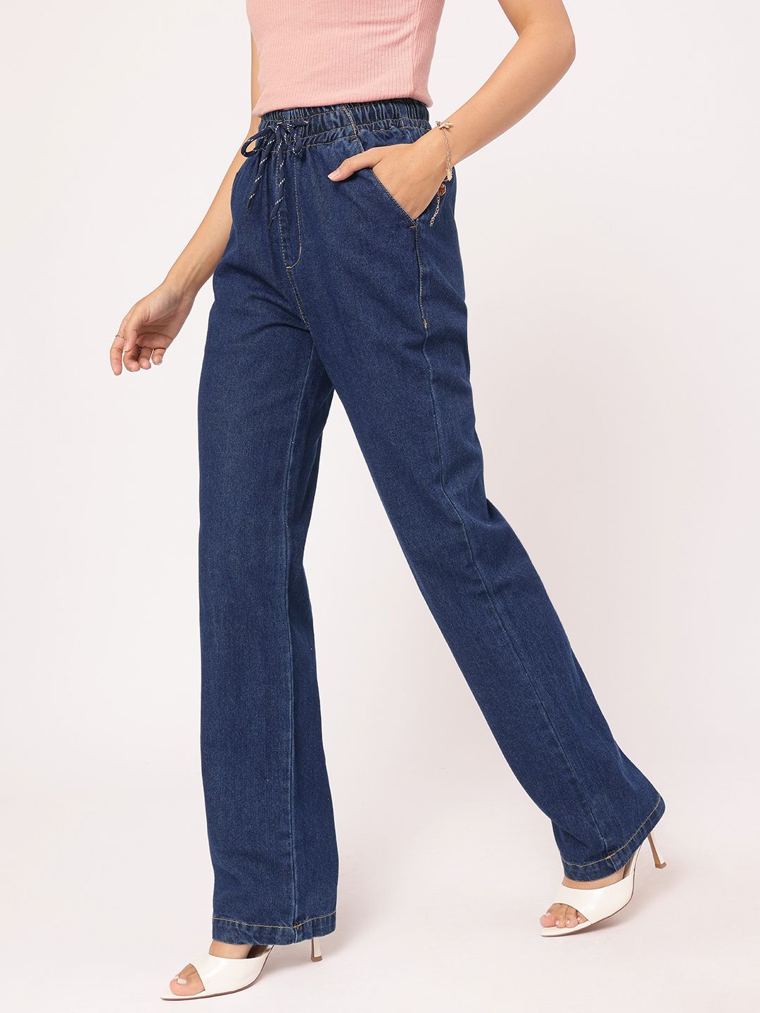 DressBerry Women Staple Denim Straight Fit Jeans
