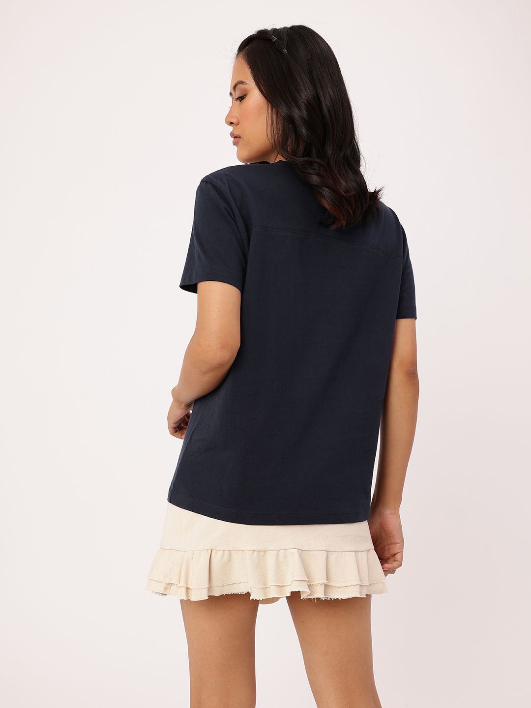 DressBerry Printed Relaxed Fit T-shirt