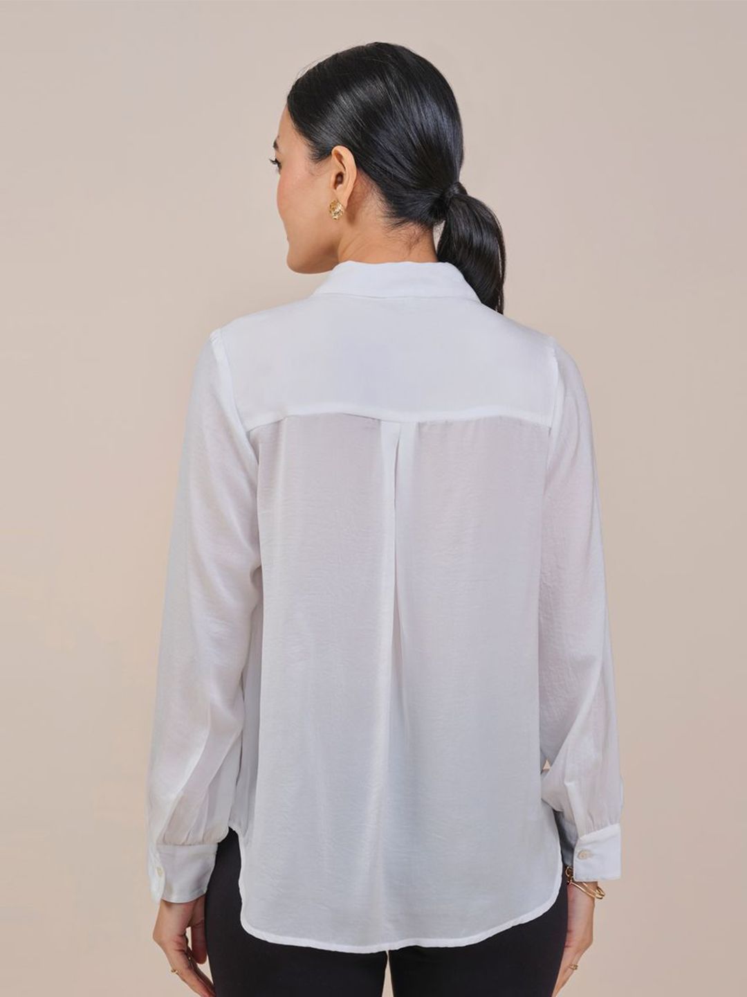 AND Women Cotton Shirt Style Top