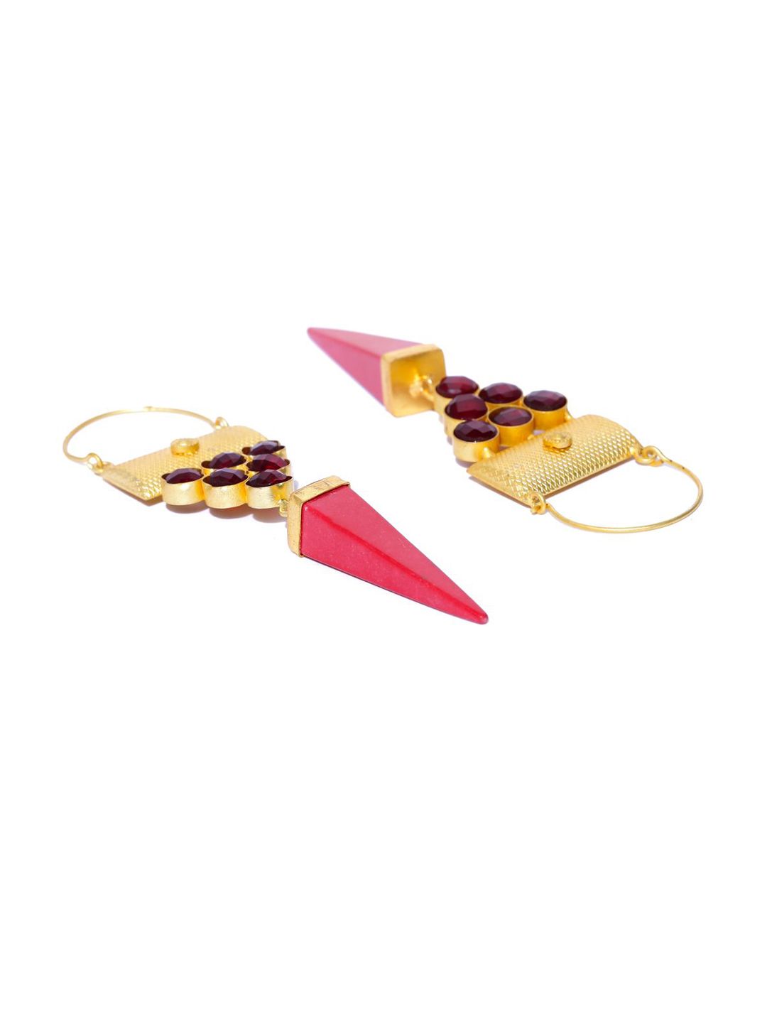 Anting-anting Drop Kontemporari Anouk Saduran Emas