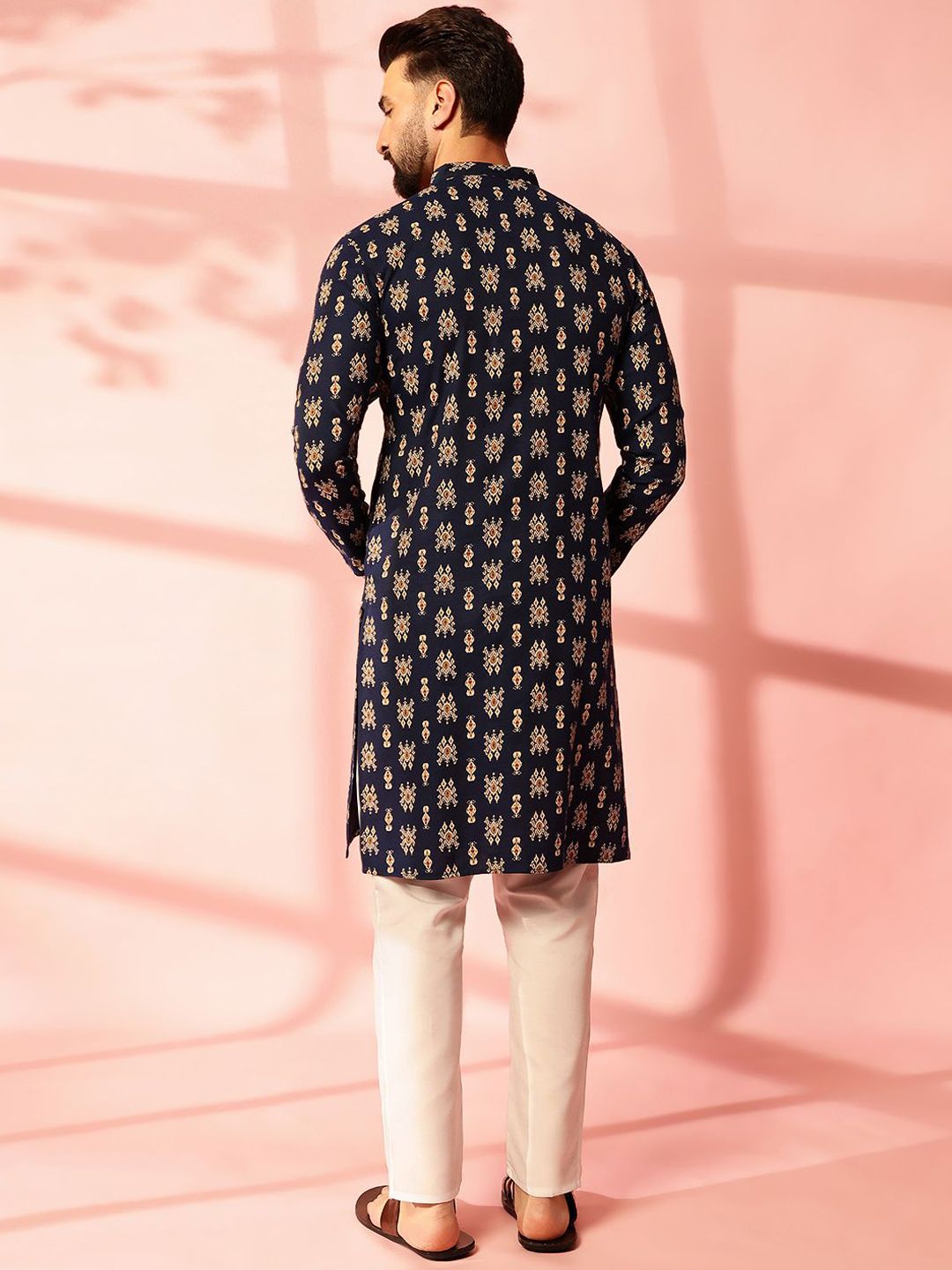 Anouk Men Paisley Printed Regular Kurta with Pyjamas