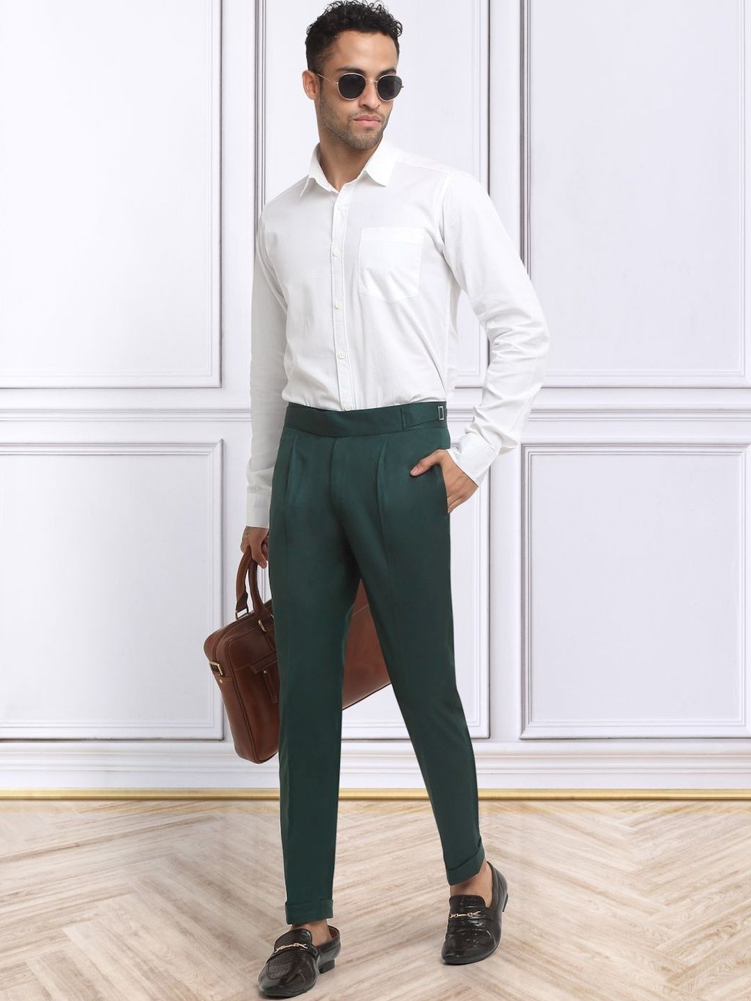 Moda Rapido Men Slim Fit Easy Wash Trousers