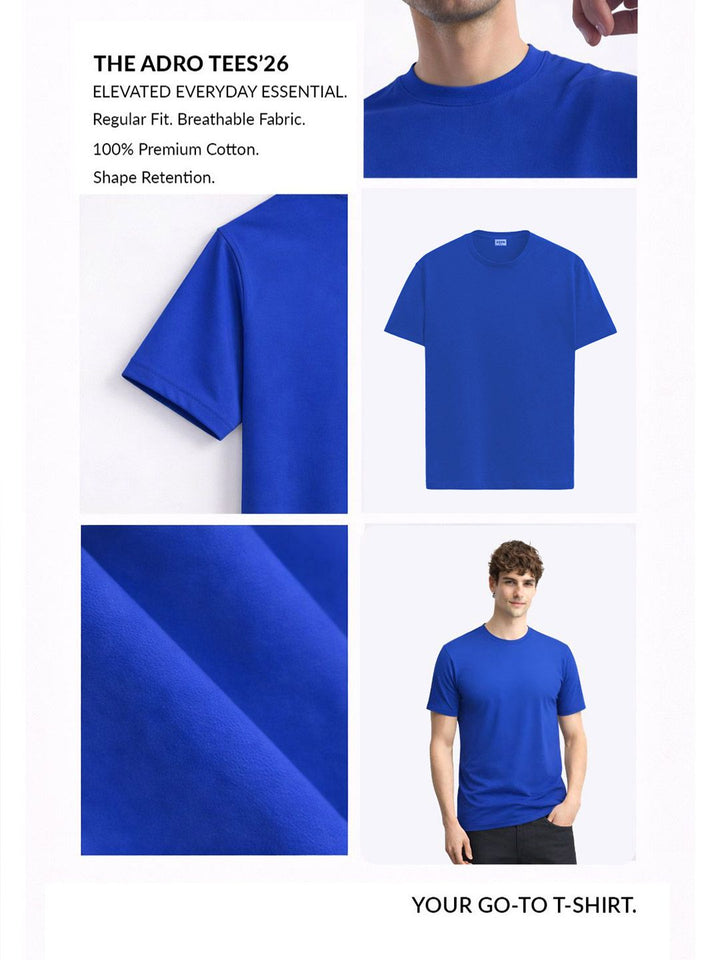 ADRO Men Typography Printed T-shirt