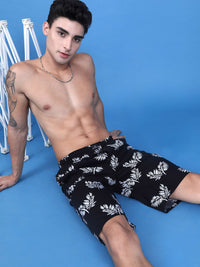 The Indian Garage Co Men Black Printed Pure Cotton Boxers 1120-BXR10-10
