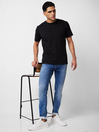 SPYKAR Men Skinny Fit Low-Rise Clean Look Heavy Fade Cotton Jeans