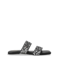 Mochi Women Embellished Open Toe Flats
