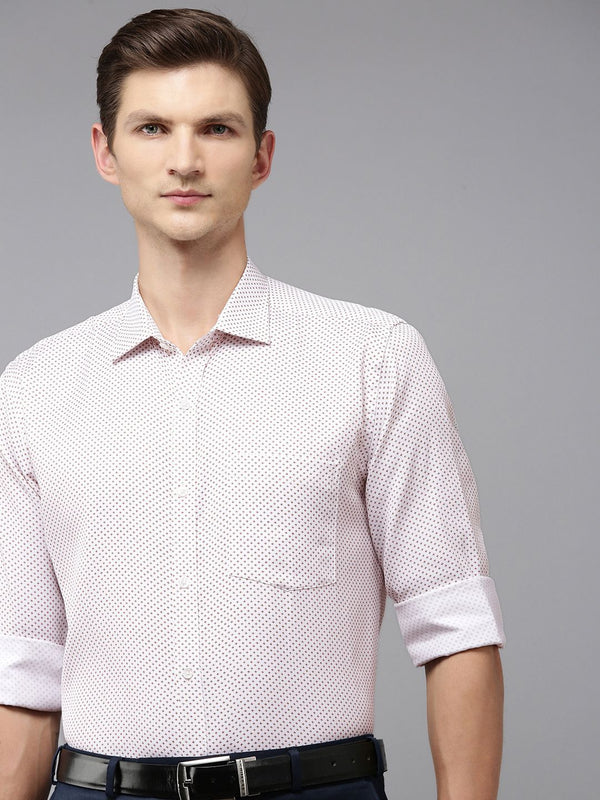 Park Avenue Slim Fit Geometric Printed Shirt