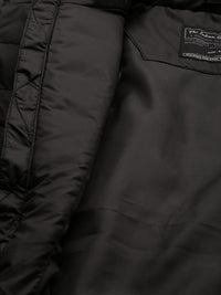 The Indian Garage Co Men Zip-Front Puffer Jacket with Zip Pockets