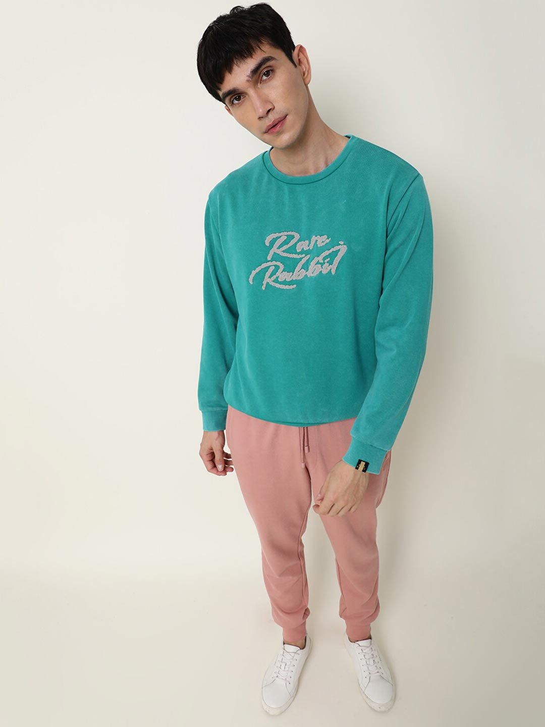 RARE RABBIT Men Fern Slim Fit Sweatshirt