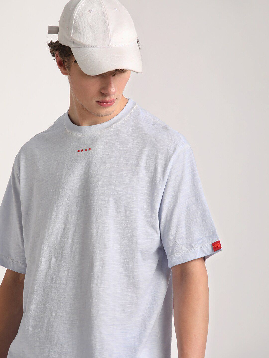 THE BEAR HOUSE Self Designed Pure Cotton T-Shirt