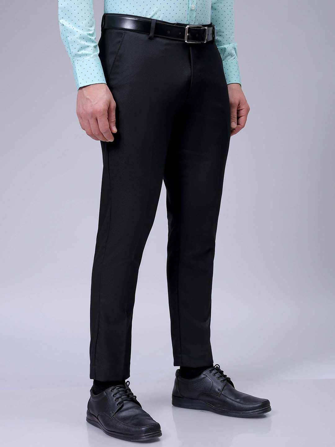 The Indian Garage Co. X Luxe Men Slim Fit Formal Trousers