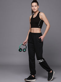HRX by Hrithik Roshan Women Striped Detail Joggers