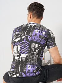 The Indian Garage Co Graphic Printed Round Neck T-shirt