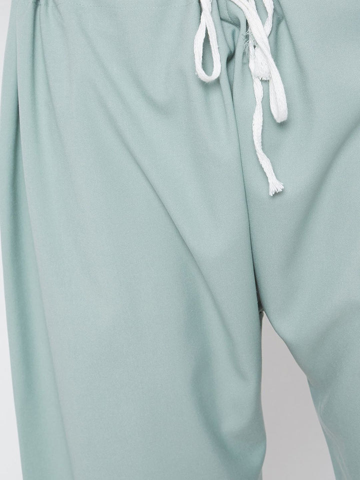 SOJANYA Baju Kolar Kapas Linen Pathani Kurta dengan Piyama