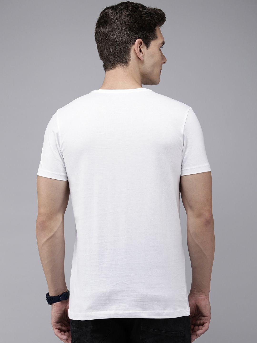 SPYKAR Graphic Printed Slim Fit T-shirt