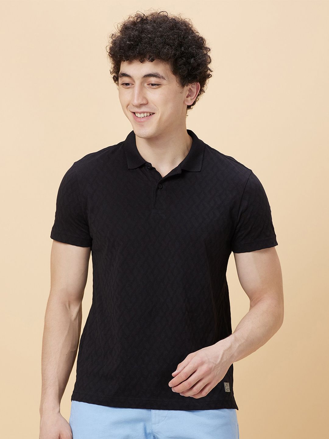 Being Human Self Designed Polo Collar Casual T-shirt