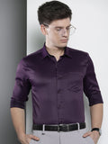 The Indian Garage Co Men Solid Slim Fit Opaque Formal Shirt