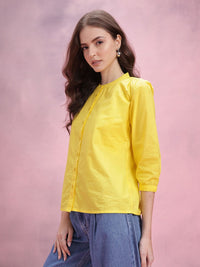 DressBerry Shirt Style Pure Cotton Top