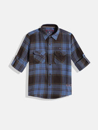 Monte Carlo Boys Checked Casual Smart Fit Shirt