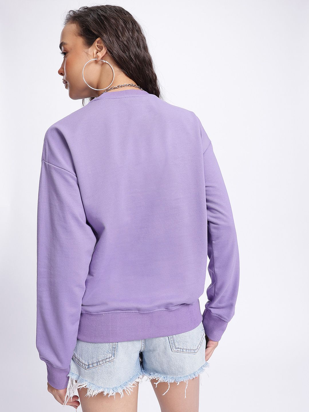 DressBerry Wintery Whispers Typography Sweatshirt