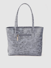 Lino Perros Blue Animal Textured PU Structured Laptop Bag