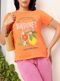 DressBerry Modern Muse Printed T-shirt