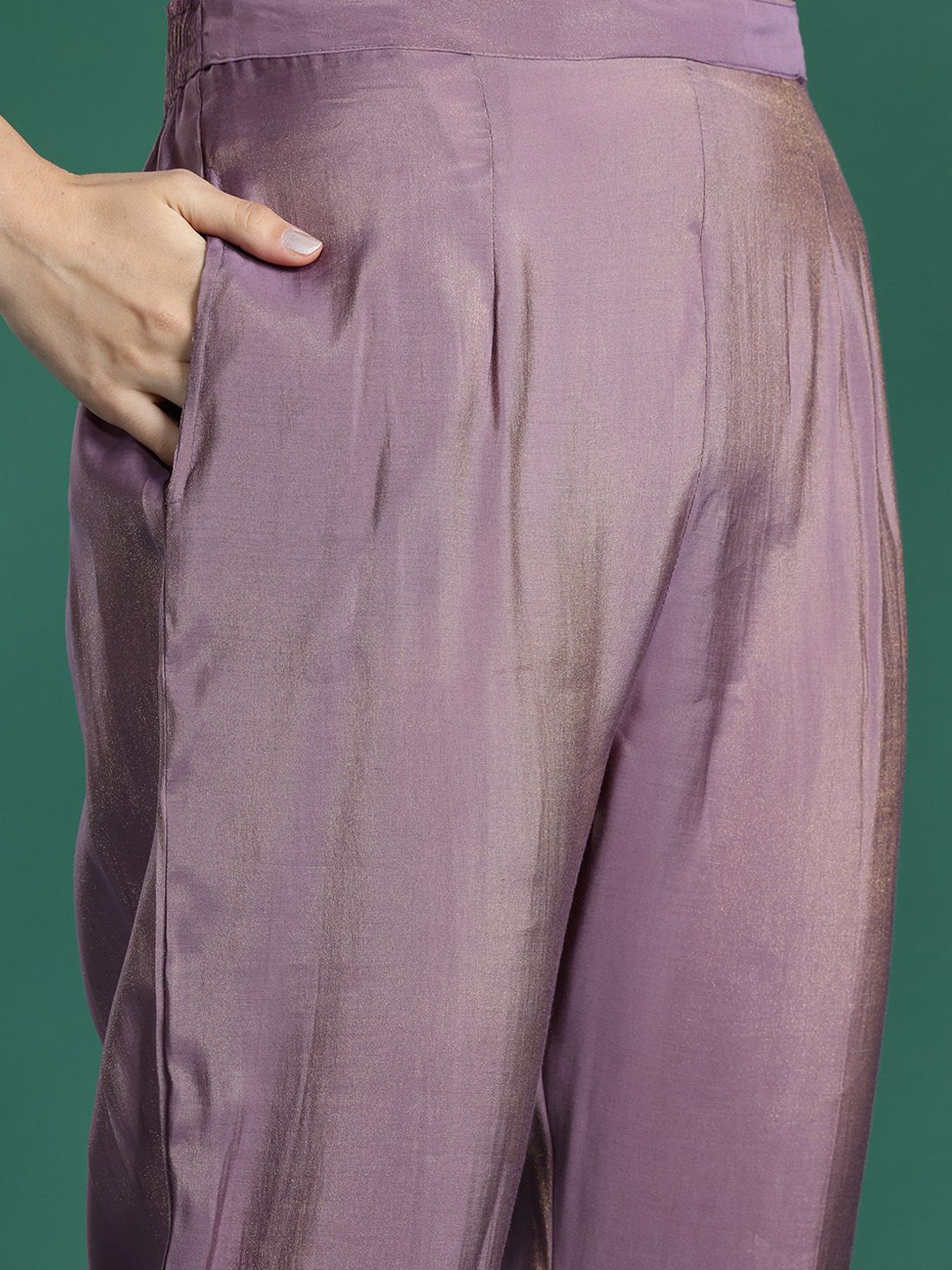 Indo Era Ethnic Motifs Embroidered Kurta with Trousers & With Dupatta