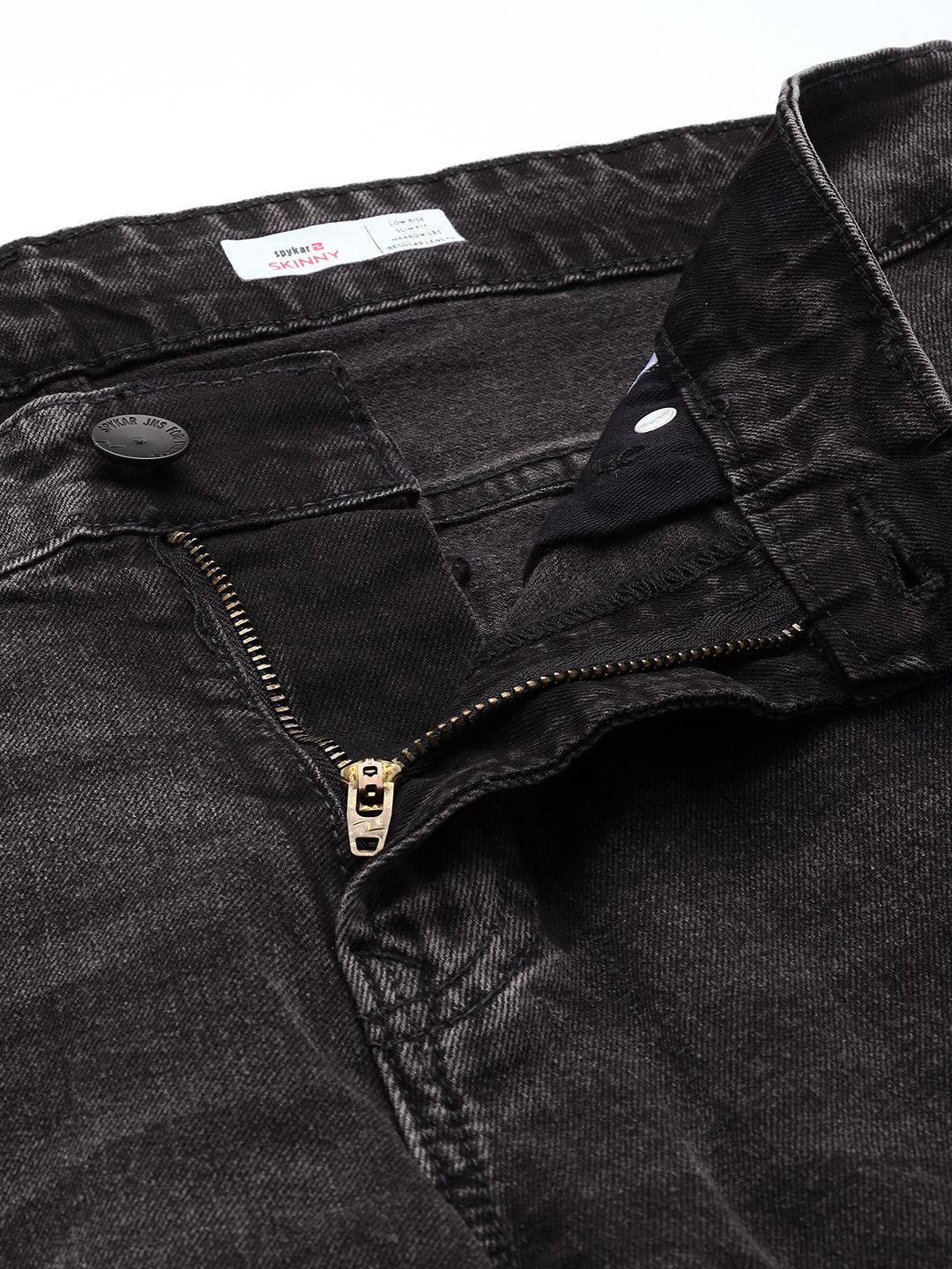 SPYKAR Men Skinny Fit Low-Rise Light Fade Stretchable Jeans