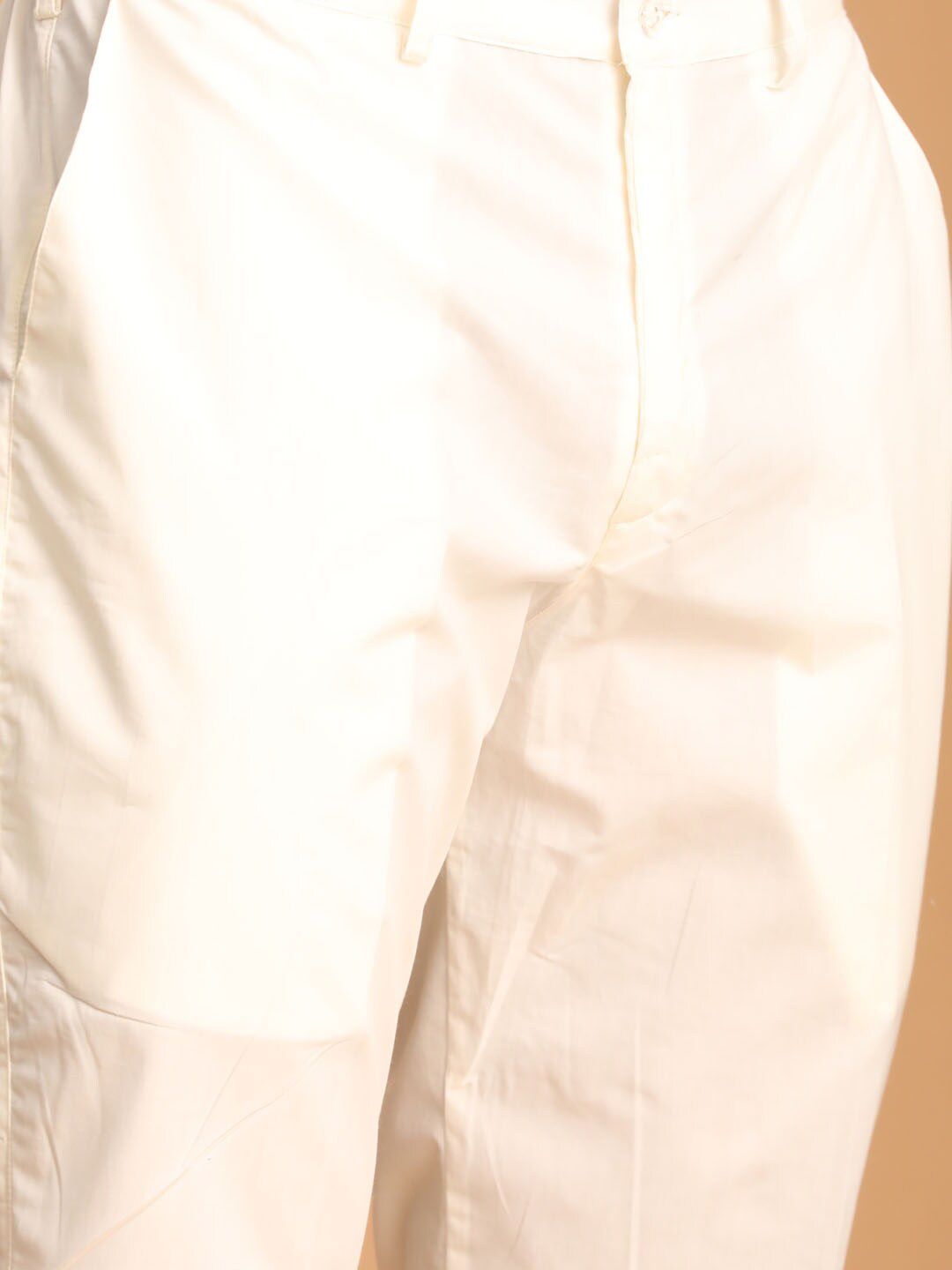 VASTRAMAY Mandarin Collar Regular Pure Cotton Sustainable Kurta With Pyjamas & Nehru Jacket