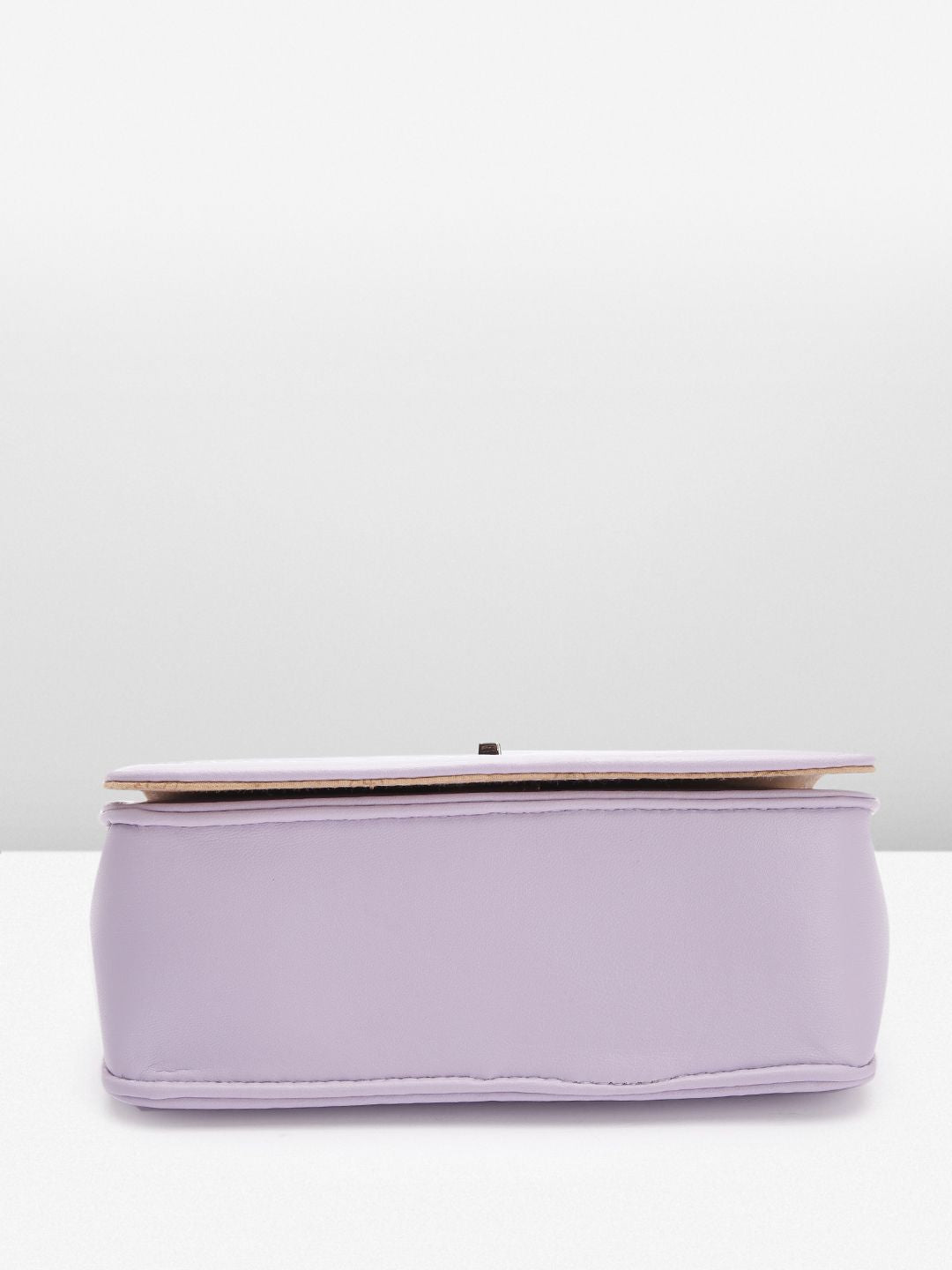 Lino Perros Textured Structured Sling Bag with Quilted Detail