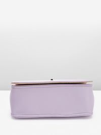 Lino Perros Textured Structured Sling Bag with Quilted Detail