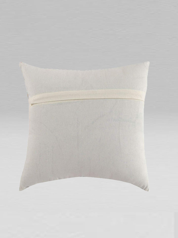 STITCHNEST Pack Of 5 Blue & White Geometric Printed Square Cushion Cover