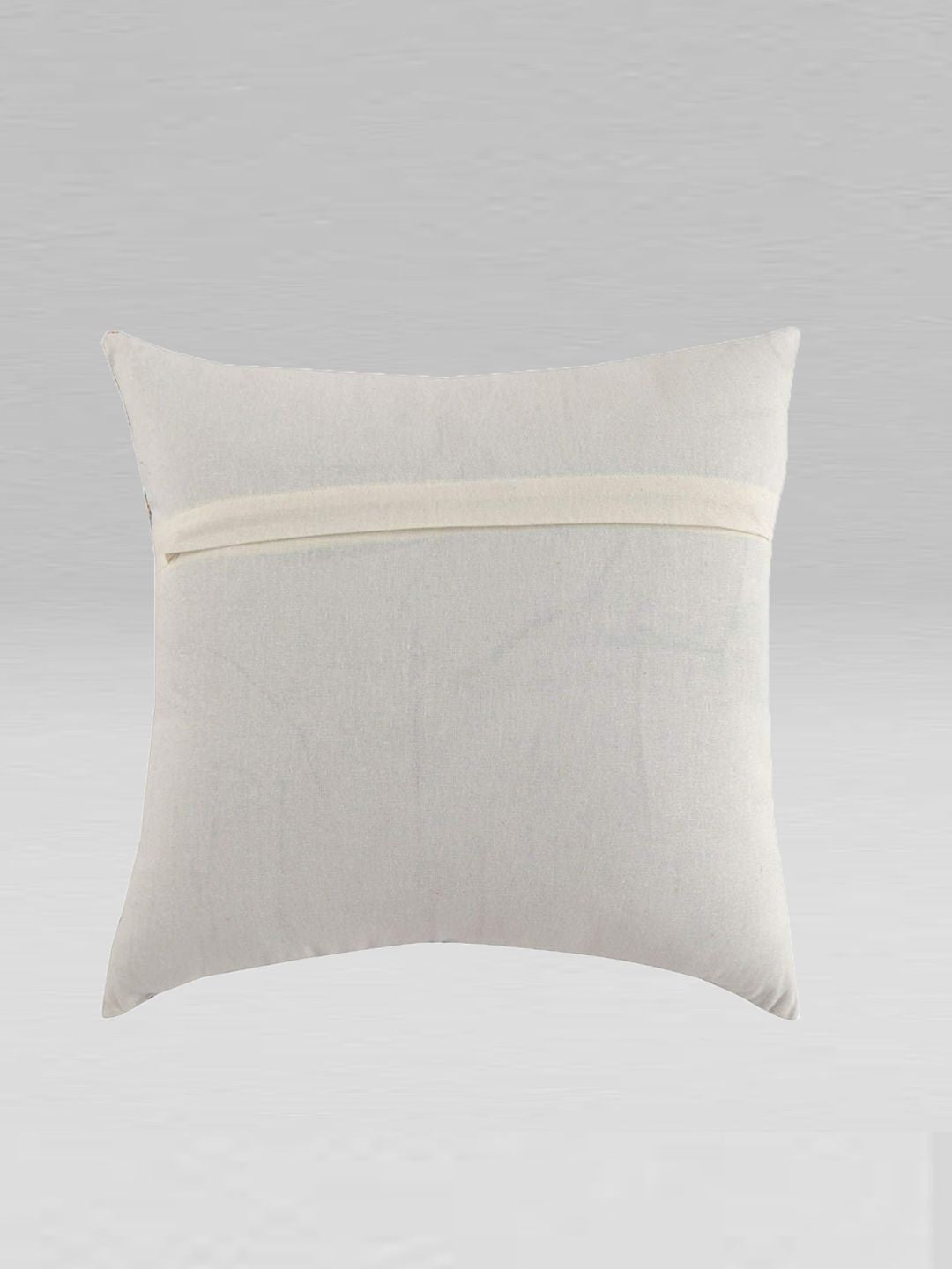 STITCHNEST Pack Of 5 Blue & White Geometric Printed Square Cushion Cover