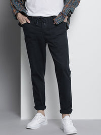 The Indian Garage Co Men Pure Cotton Slim Fit Trousers