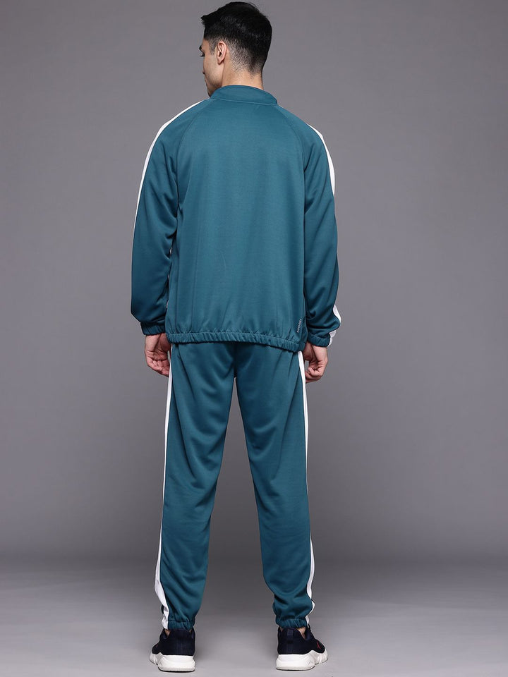 HRX by Hrithik Roshan Brand Logo Printed Rapid-Dry Running Zip-Up Tracksuit