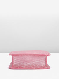 DressBerry Textured Structured Handheld Bag